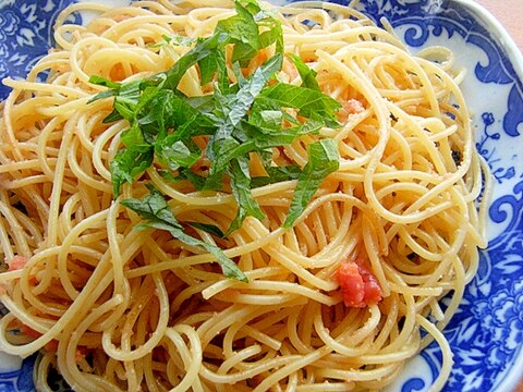 シェフのお勧め❤焦がしバターでタラスパ♪(減塩)